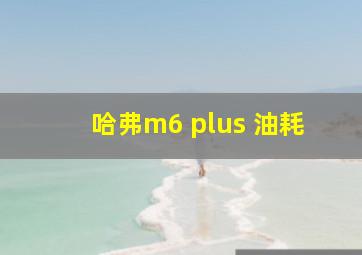 哈弗m6 plus 油耗